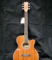 全沙比利背侧板40寸民谣吉他 探索一把经典木吉他的音色与工艺